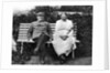 Russian Bolshevik leader Vladimir Lenin and Nadezhda Krupskaya, Gorki, USSR, 1922 by Unknown