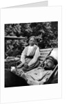 Russian Bolshevik leader Vladimir Lenin and Nadezhda Krupskaya, Gorki, USSR, 1922 by Unknown