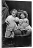 Vladimir Ilich Lenin, Russian Bolshevik revolutionary leader, aged 4, with his sister Olga, 1874 by Unknown