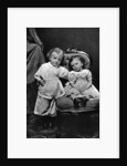 Vladimir Ilich Lenin, Russian Bolshevik revolutionary leader, aged 4, with his sister Olga, 1874 by Unknown