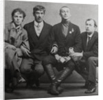 Osip Mandelstam, Korney Chukovsky, Benedikt Livshits and Yury Annenkov, 1914 by Karl Karlovich Bulla