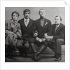 Osip Mandelstam, Korney Chukovsky, Benedikt Livshits and Yury Annenkov, 1914 by Karl Karlovich Bulla