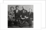Osip Mandelstam, Korney Chukovsky, Benedikt Livshits and Yury Annenkov, 1914 by Karl Karlovich Bulla