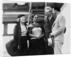 Leon Trotsky with his wife Natalia Sedova and Mexican artist Frida Kahlo, 1937 by Unknown