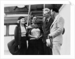 Leon Trotsky with his wife Natalia Sedova and Mexican artist Frida Kahlo, 1937 by Unknown