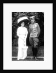 Princess Helen of Serbia with her husband Prince John Constantinovich of Russia, c1915 by Anonymous
