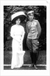 Princess Helen of Serbia with her husband Prince John Constantinovich of Russia, c1915 by Anonymous