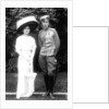 Princess Helen of Serbia with her husband Prince John Constantinovich of Russia, c1915 by Anonymous