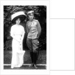 Princess Helen of Serbia with her husband Prince John Constantinovich of Russia, c1915 by Anonymous