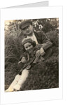 Soviet politician Lavrentiy Beria with Josef Stalins daughter Svetlana Alliluyeva, USSR, 1930s by Anonymous