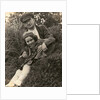 Soviet politician Lavrentiy Beria with Josef Stalins daughter Svetlana Alliluyeva, USSR, 1930s by Anonymous