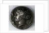 Silver tetradrachma from Syracuse (obverse: a goddess with dolphins), 5th-4th century BC by Unknown