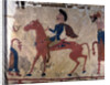 Horseman, Pazyryk felt artefact (carpet detail), 5th or 4th century BC by Unknown