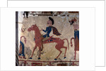 Horseman, Pazyryk felt artefact (carpet detail), 5th or 4th century BC by Unknown
