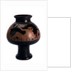 Red-figure psykter (wine cooler) with a symposium scene, Ancient Greek, c505-c500 BC by Euphronios