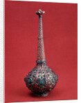 Gold and enamel flask with emeralds, Indian, 17th century by Unknown