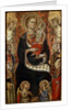 Madonna with Child, Saints and Angels, late 14th or early 15th century by Niccolo di Pietro Gerini