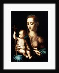 Madonna and Child with a Cross-shaped Distaff, 1570s by Luis de Morales