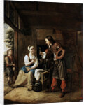 Warrior and Servant, 1653. by Pieter de Hooch