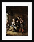 Warrior and Servant, 1653. by Pieter de Hooch