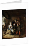 Warrior and Servant, 1653. by Pieter de Hooch