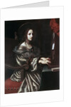 Saint Cecilia, 1640s. by Carlo Dolci