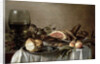 Breakfast with Ham, 1647. by Pieter Claesz