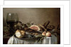 Breakfast with Ham, 1647. by Pieter Claesz