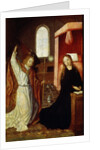 The Annunciation, early 16th century. by Master of Hoogstraaten