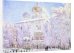 Winter in the Trinity Sergius Lavra in Sergiev Posad, c1910 by Nikolay Dubovskoy