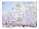 Winter in the Trinity Sergius Lavra in Sergiev Posad, c1910 by Nikolay Dubovskoy
