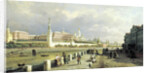 View of the Kremlin from the Sophia Embankment in Moscow, 1879. by Pyotr Petrovich Vereshchagin