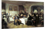 Merchants Funeral Banquet, 1870s. by Firs Sergeevich Zhuravlev