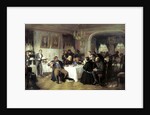 Merchants Funeral Banquet, 1870s. by Firs Sergeevich Zhuravlev