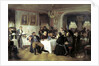 Merchants Funeral Banquet, 1870s. by Firs Sergeevich Zhuravlev
