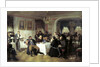 Merchants Funeral Banquet, 1870s. by Firs Sergeevich Zhuravlev