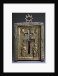 Gilded silver staurothek (Cross reliquary), Byzantine, 12th century by Byzantine Master