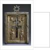 Gilded silver staurothek (Cross reliquary), Byzantine, 12th century by Byzantine Master