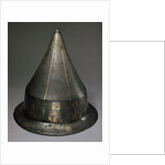 Steel, gold and silver helmet with Deesis, Byzantine, 13th century by Byzantine Master