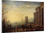 Morning in the Harbour, 1630s by Claude Lorrain