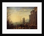 Morning in the Harbour, 1630s by Claude Lorrain