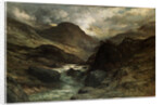 A Canyon, 1878. by Gustave Doré