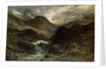 A Canyon, 1878. by Gustave Doré