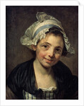 Girl in a Bonnet, 1760s by Jean-Baptiste Greuze