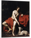 Saint John the Baptist in the Wilderness, c1615-c1620 by Nicolas Regnier