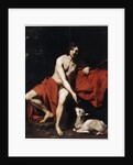 Saint John the Baptist in the Wilderness, c1615-c1620 by Nicolas Regnier