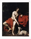 Saint John the Baptist in the Wilderness, c1615-c1620 by Nicolas Regnier