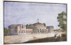 Railway station and French restaurant in Catharinhof, St Petersburg, Russia, 19th century by Anonymous