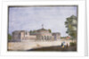 Railway station and French restaurant in Catharinhof, St Petersburg, Russia, 19th century by Anonymous
