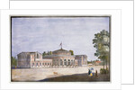 Railway station and French restaurant in Catharinhof, St Petersburg, Russia, 19th century by Anonymous